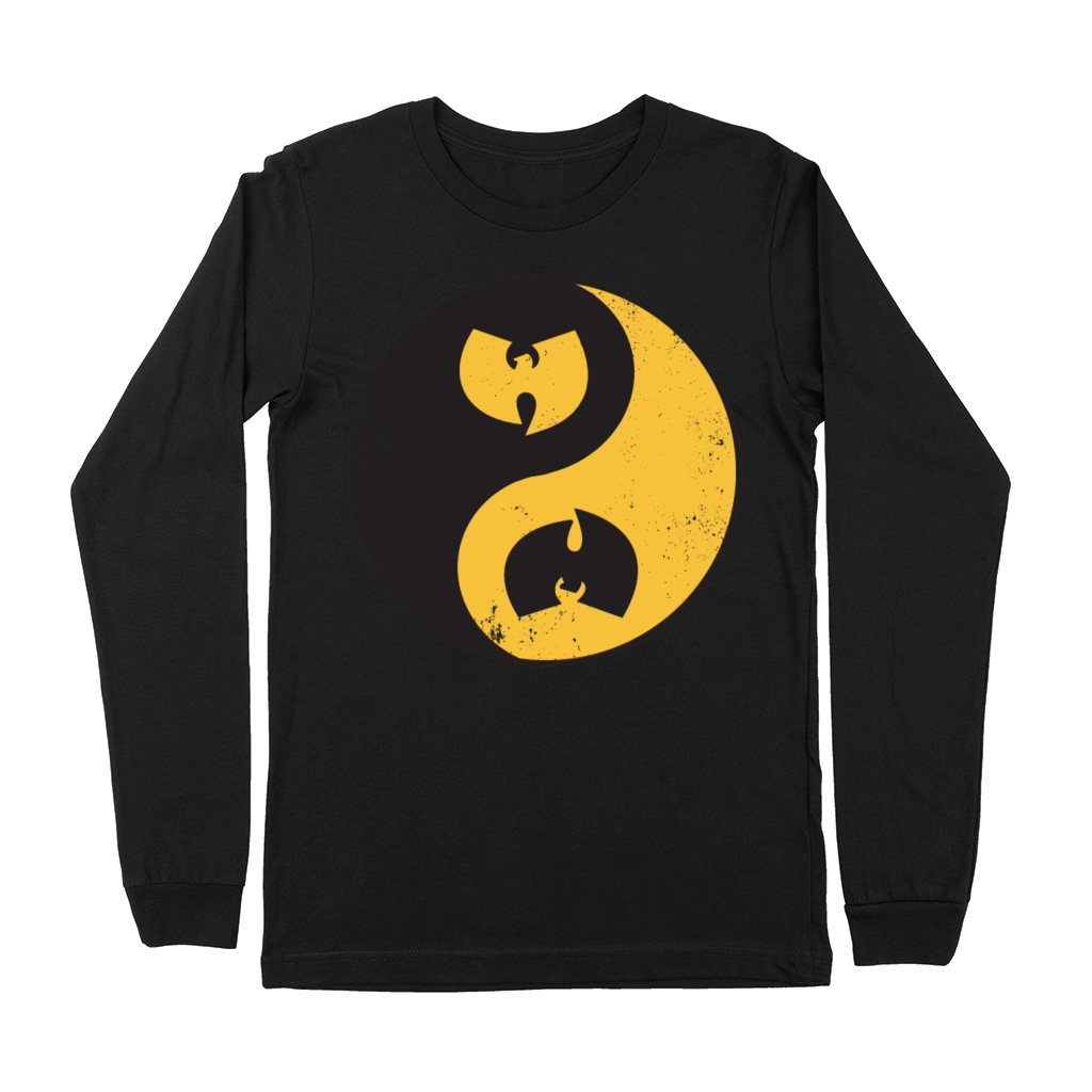 yin and yang wutang black and yellow Premium Long Sleeve