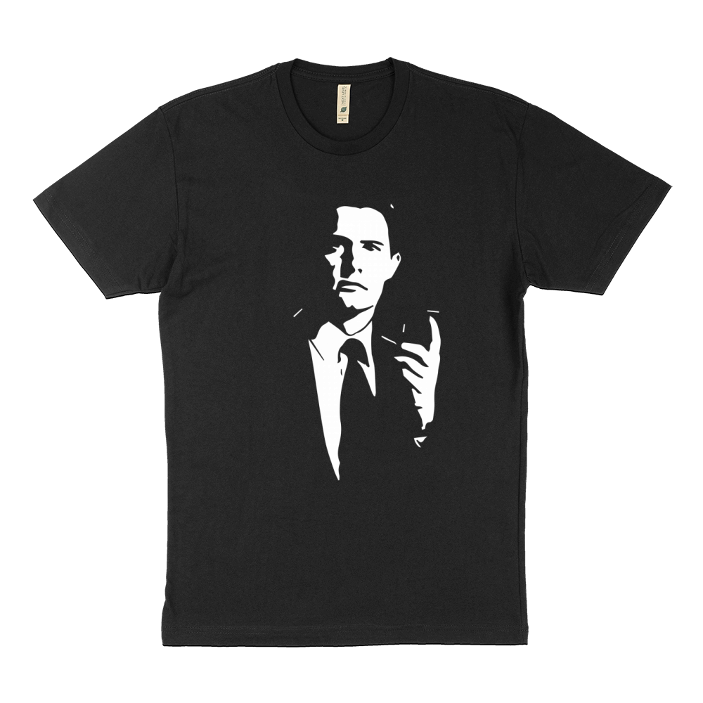 Agent Cooper Twin Peaks Inspired Sustainable T-Shirt