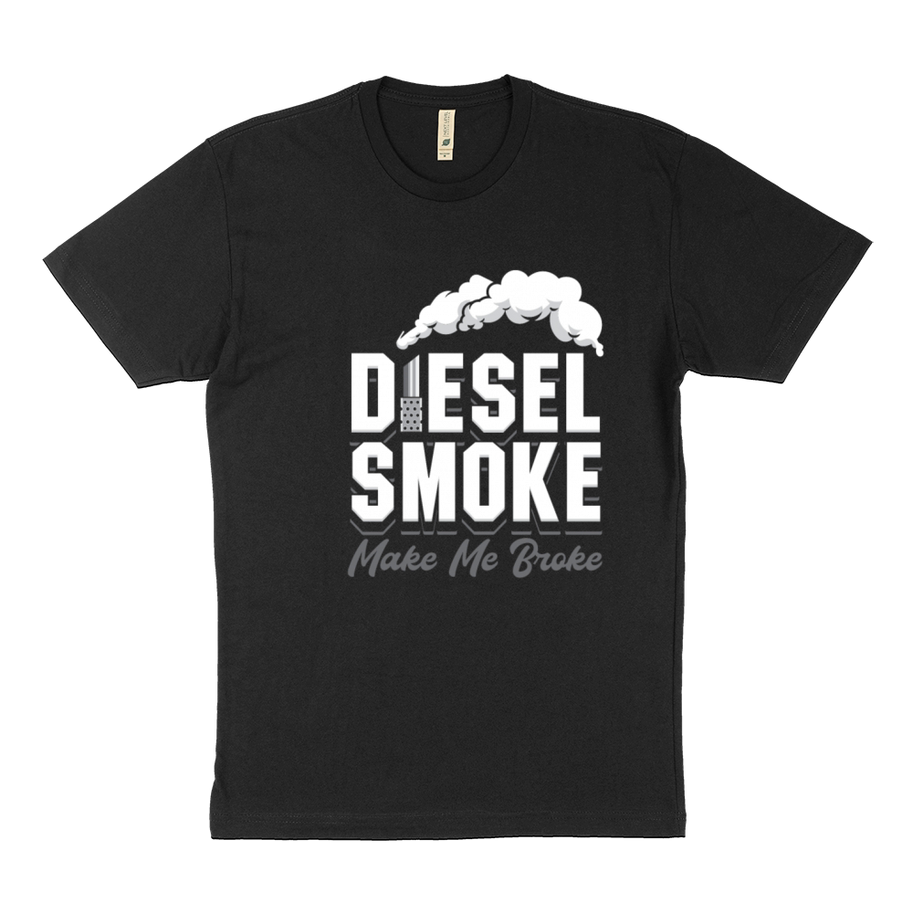 Diesel Smoke Makes Me Broke Roll Coal Trucker Truc Sustainable T-Shirt