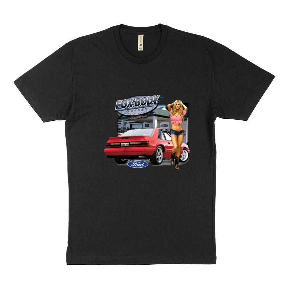 FoxBody Garage Black Sustainable T-Shirt