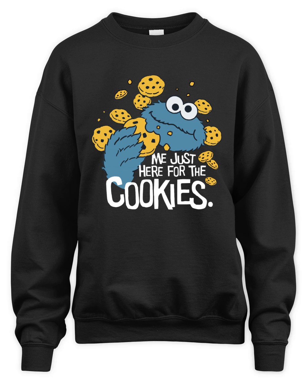 Me Just Here For The Cookies Unisex Premium Crewneck Sweatshirt