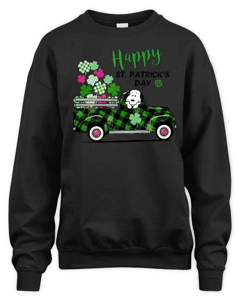 Snoopy Happy st Patrick's day Unisex Premium Crewneck Sweatshirt