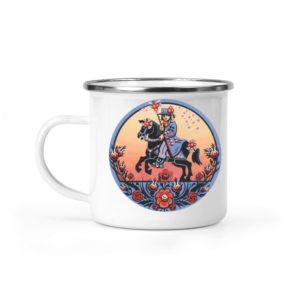 Sorbian wendish folklore - Braschka Camping Mug