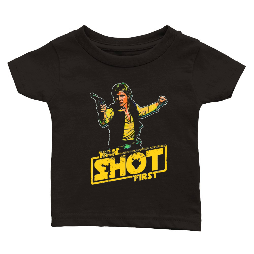 Han Shot First Classic Baby Crewneck T-shirt