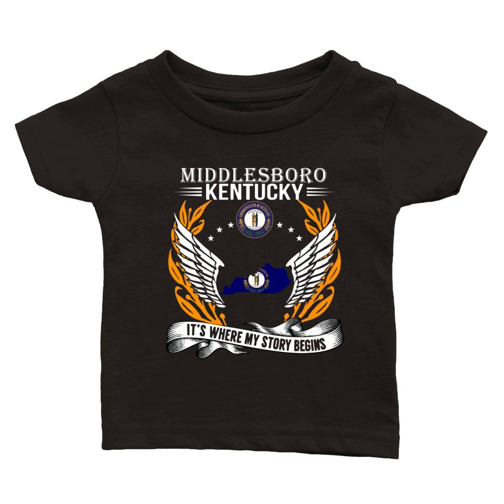 Middlesboro Kentucky It is where my story begins Classic Baby Crewneck T-shirt