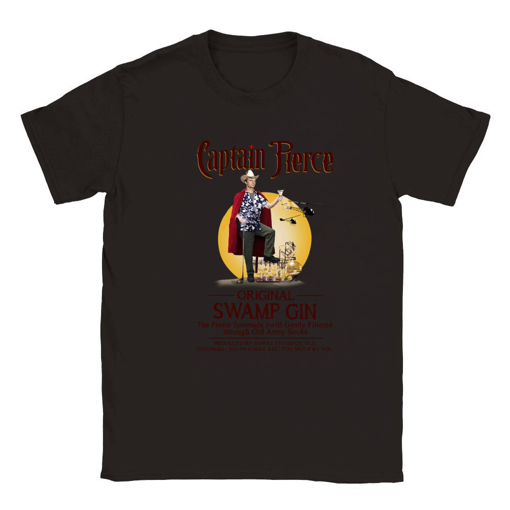Captain Pierce original swamp gin the Finest Tentmade Swill Gently Classic Kids Crewneck T-shirt