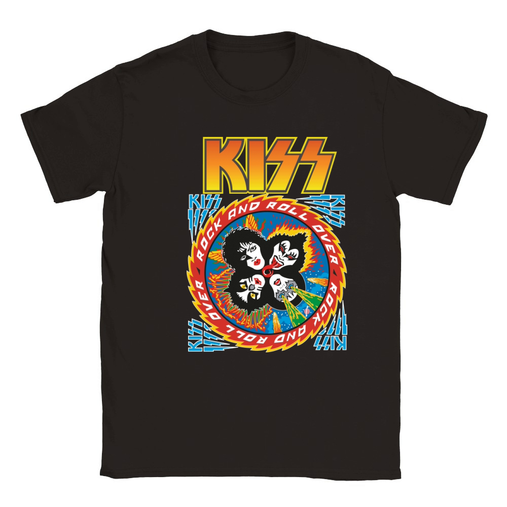 Kiss Rock Band Classic Kids Crewneck T-shirt