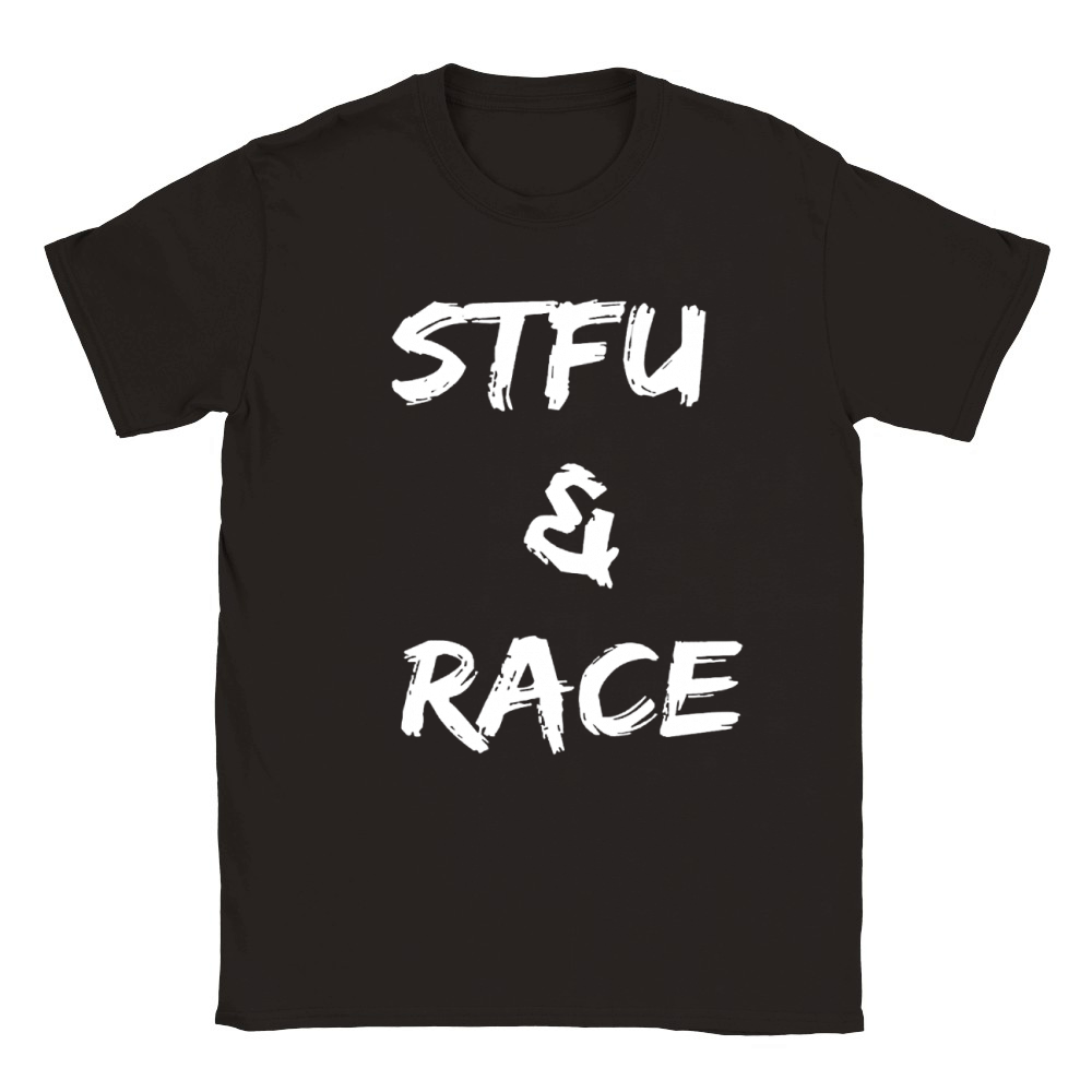 Stfu And Race Frontside Classic Kids Crewneck T-shirt