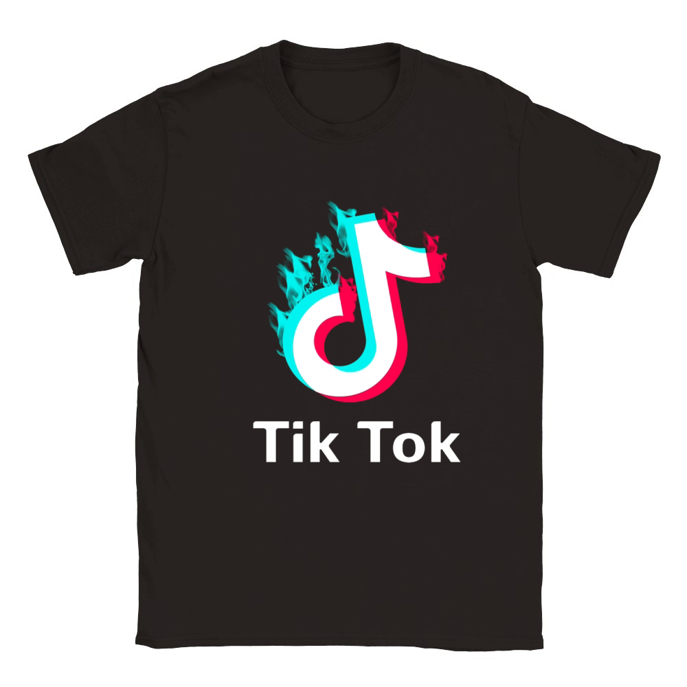Tik Tok Classic Kids Crewneck T-shirt