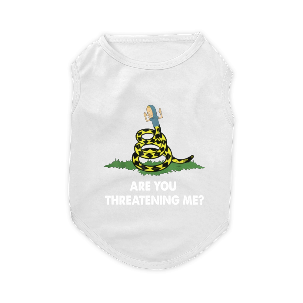 Gadsden Flag Beavis Are You Threatening Me shirt Pet T-Shirt