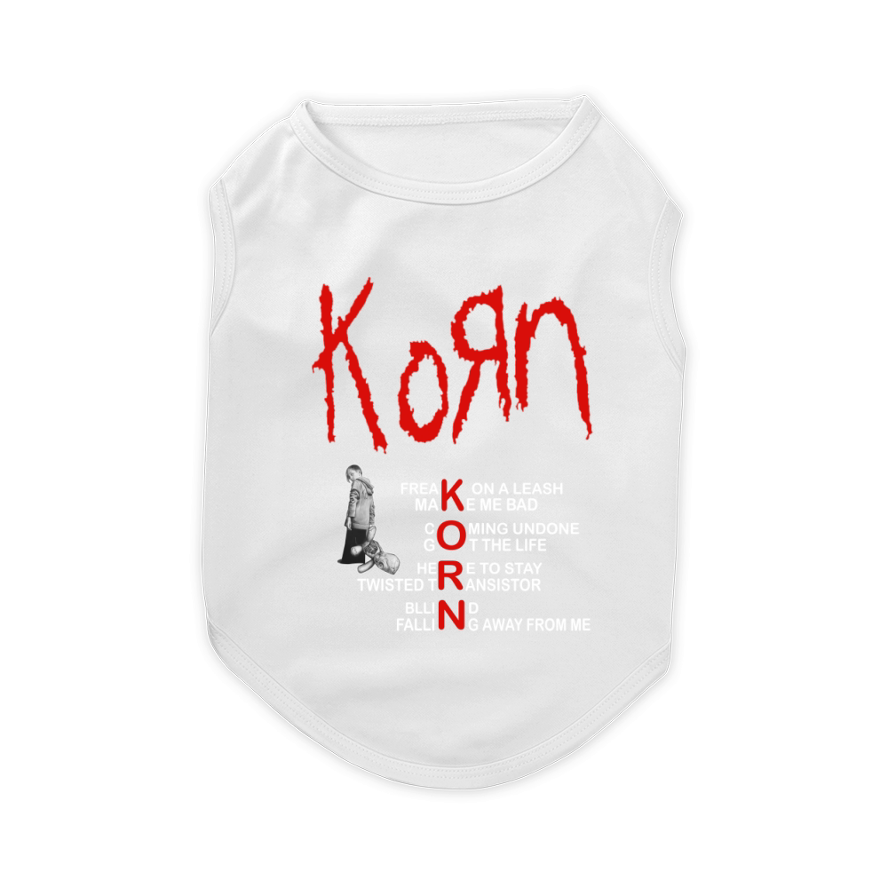 KORN BEST OF SONGS Pet T-Shirt