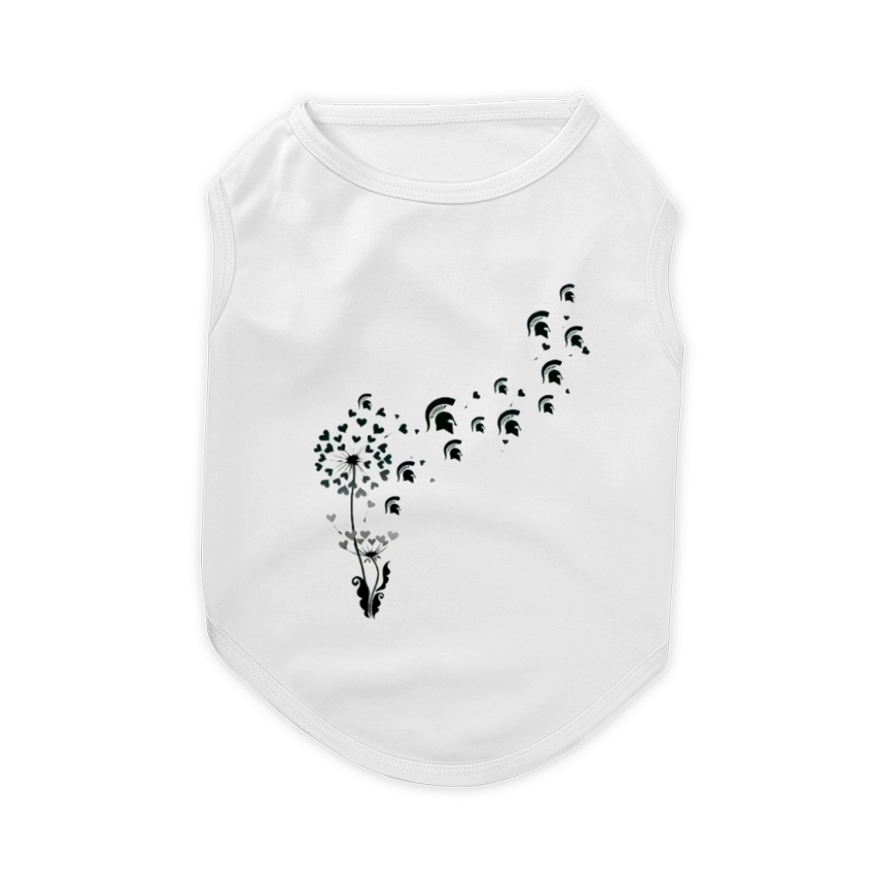 Michigan State Spartans Flower shirt Pet T-Shirt