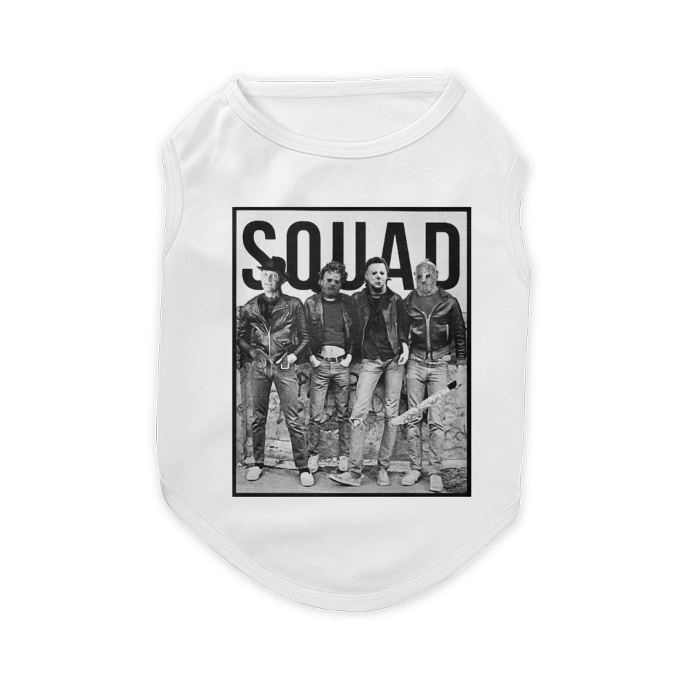 Squad Freddy Krueger Michael Myers Jason Voorhees Leatherface shirt Pet T-Shirt