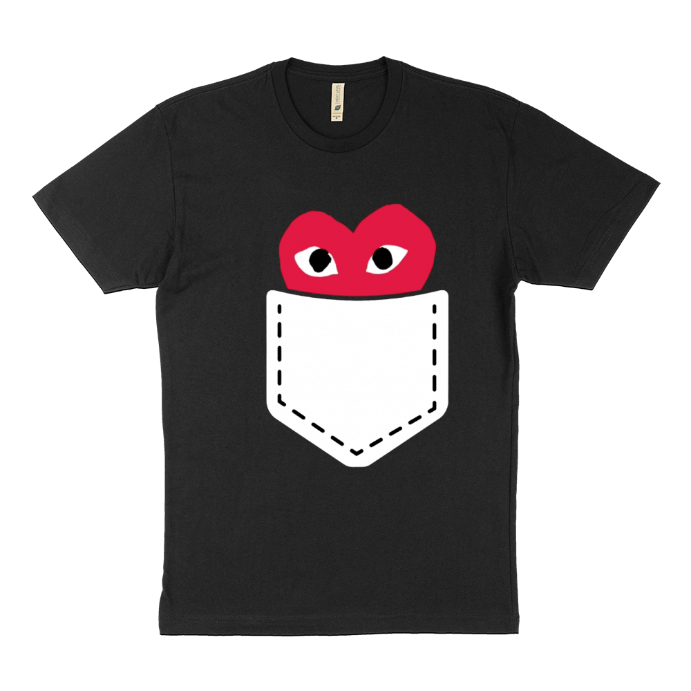Comme des GARÇONS Play Shirt - Pocket T-Shirt Sustainable T-Shirt