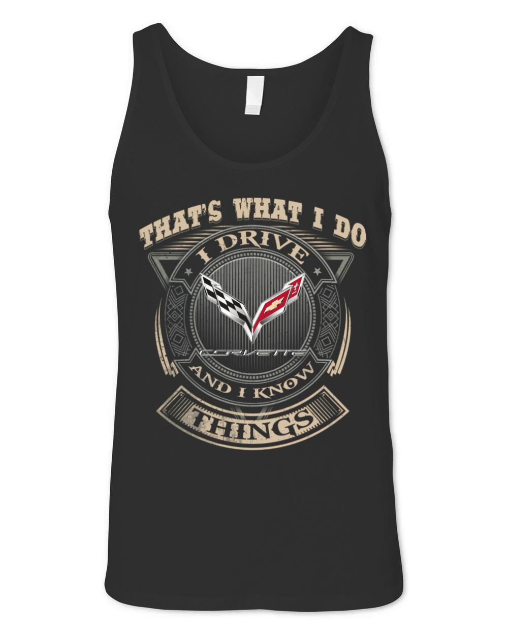 THAT WHAT I DO CORVETTE C7 Unisex Jersey Tank