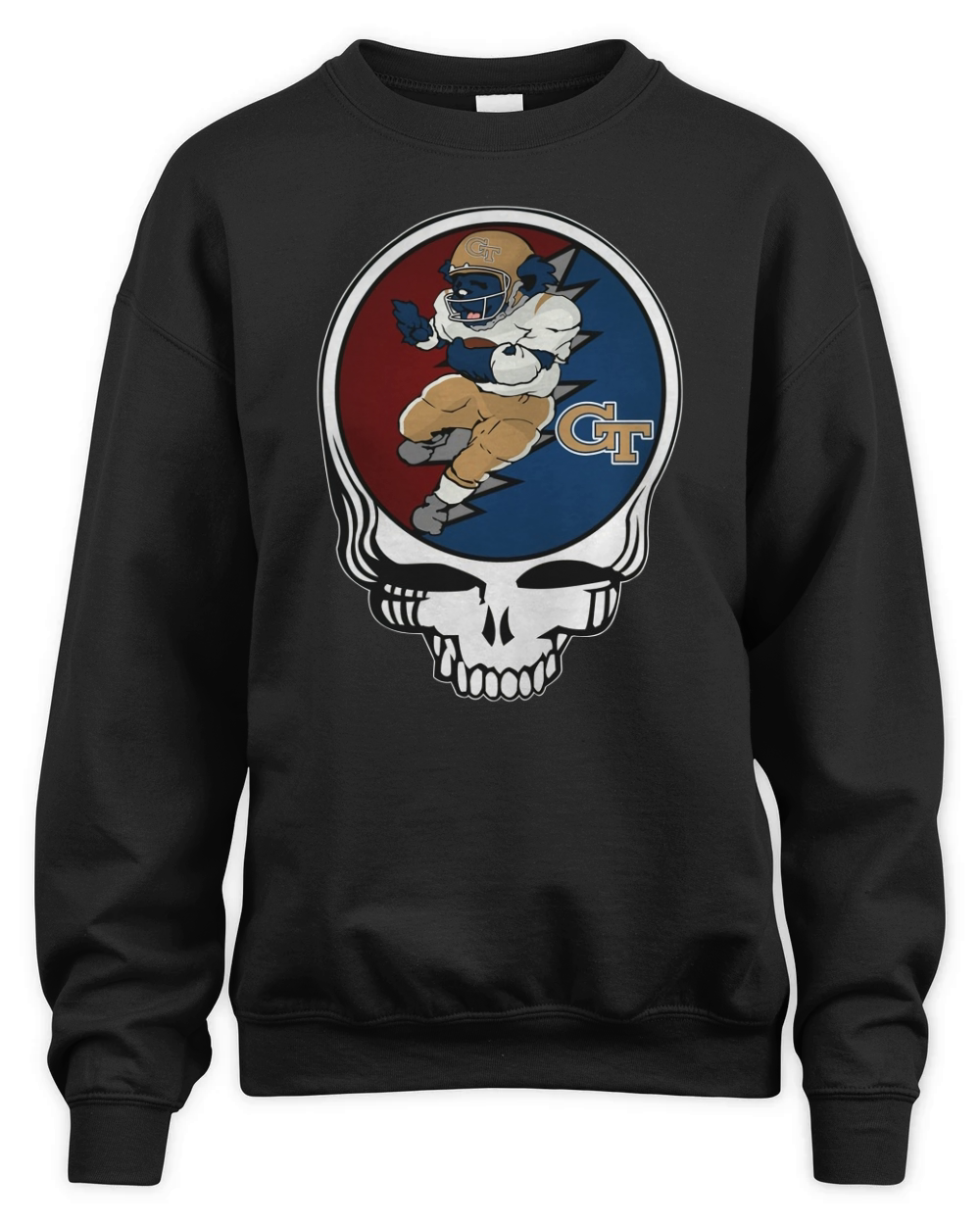 GratefulDead Georgia Tech Yellow Jackets Unisex Premium Crewneck Sweatshirt