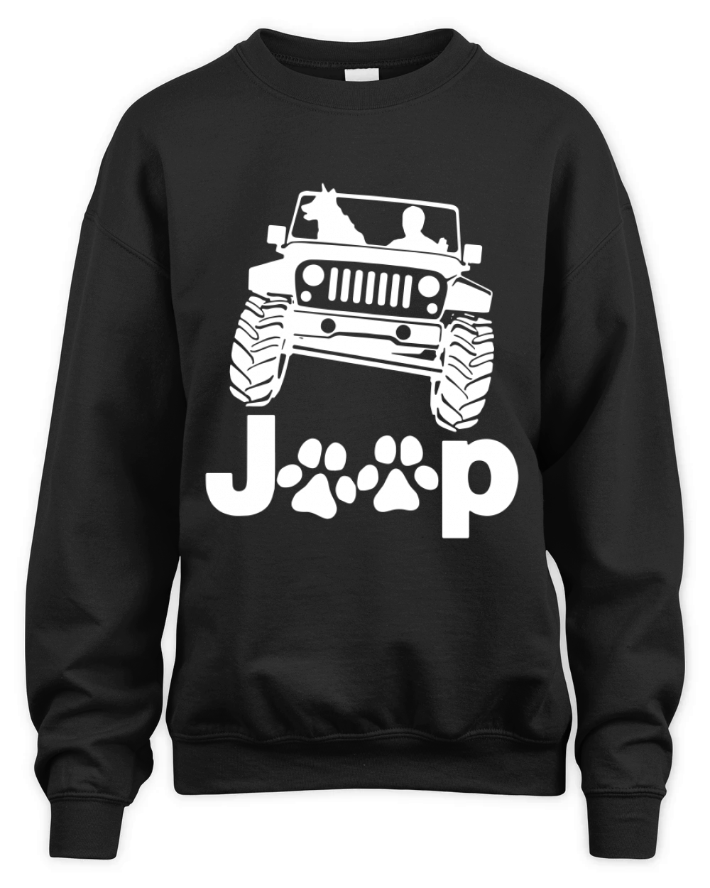 JEEP DOG Unisex Premium Crewneck Sweatshirt