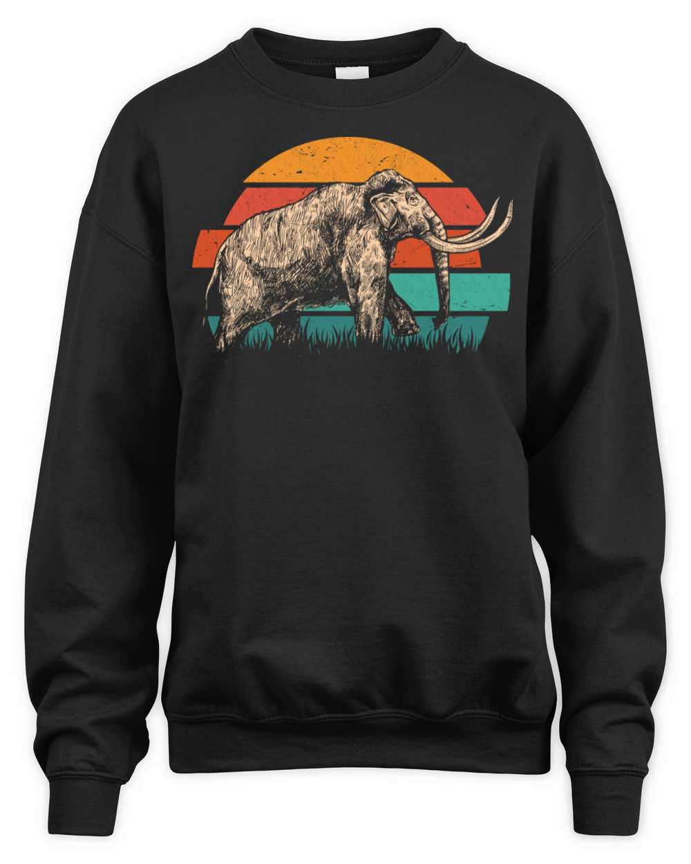 Vintage Mammoth Retro Unisex Premium Crewneck Sweatshirt