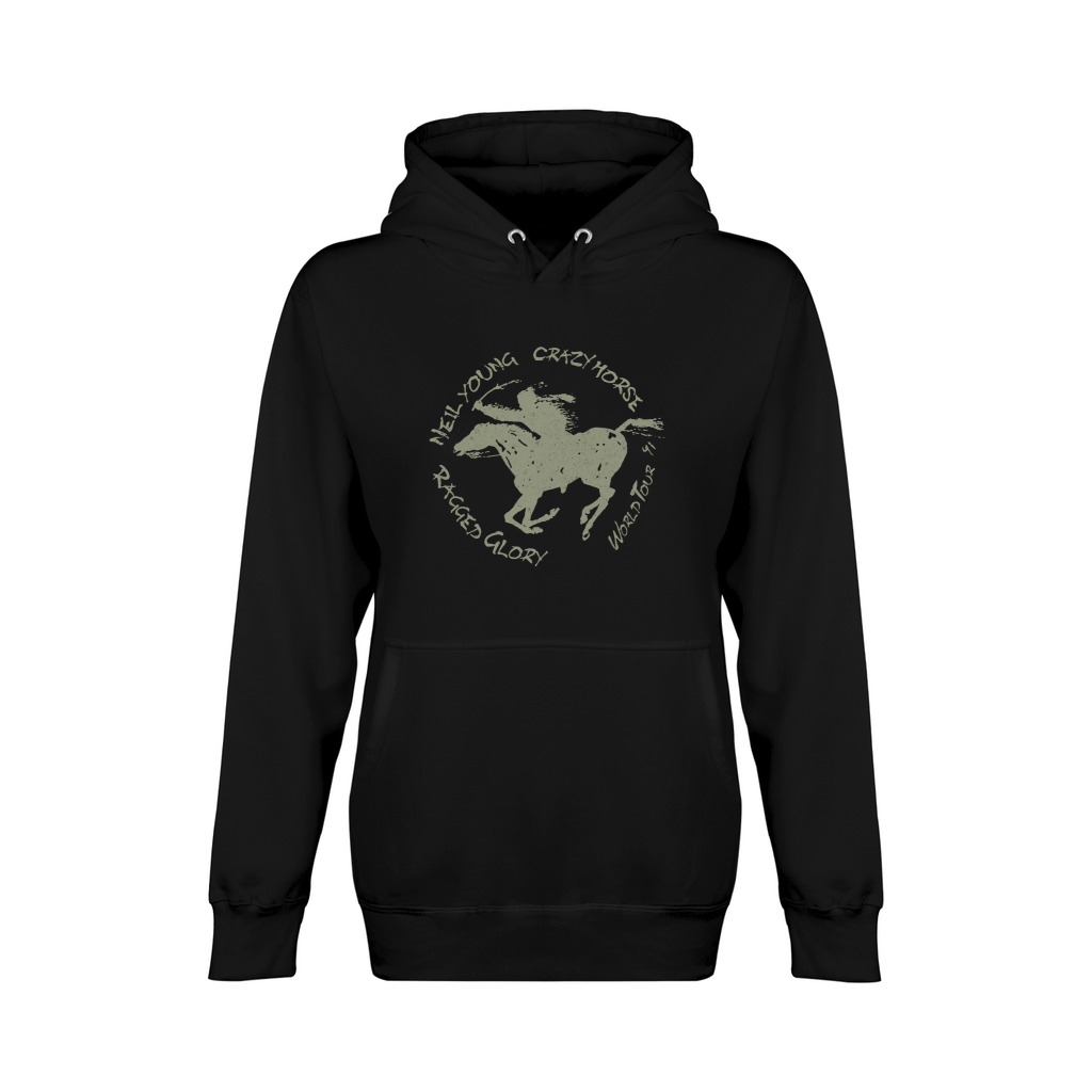Neil Yuong Crazy Horse Unisex Premium Pullover Hoodie