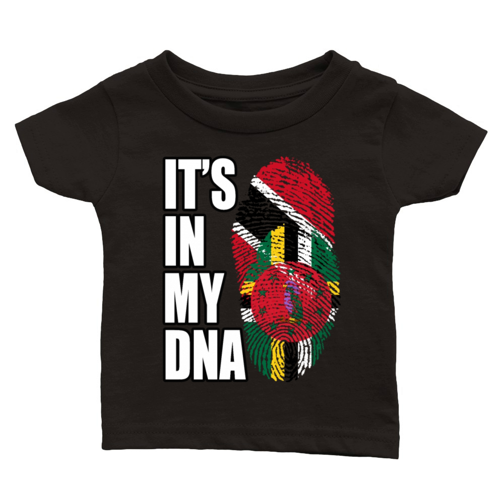 Dominican And Trinidad Tobago Mix Heritage DNA Fla Classic Baby Crewneck T-shirt