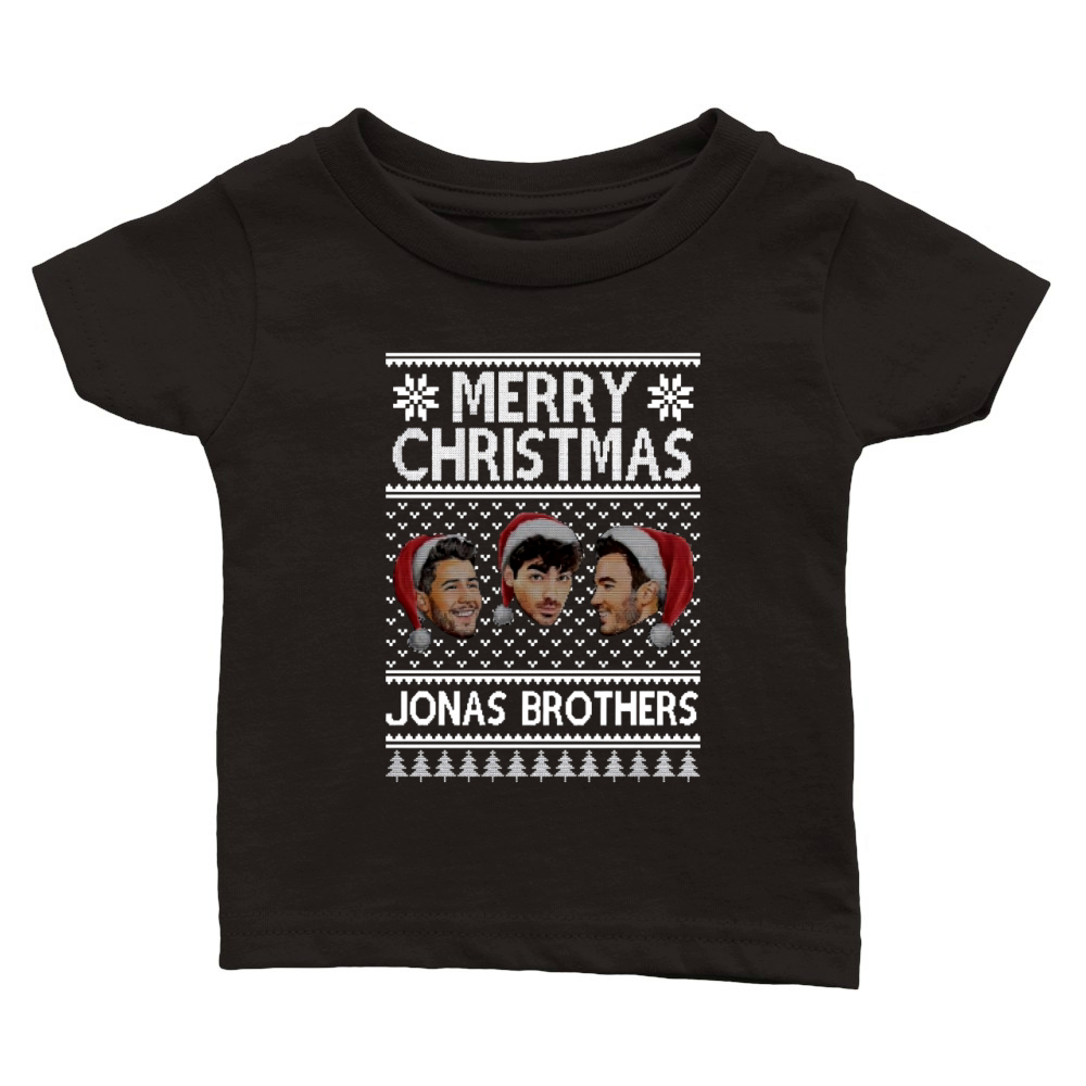 Merry Christmas Jonas Brothers Ugly Christmas shirt Classic Baby Crewneck T-shirt