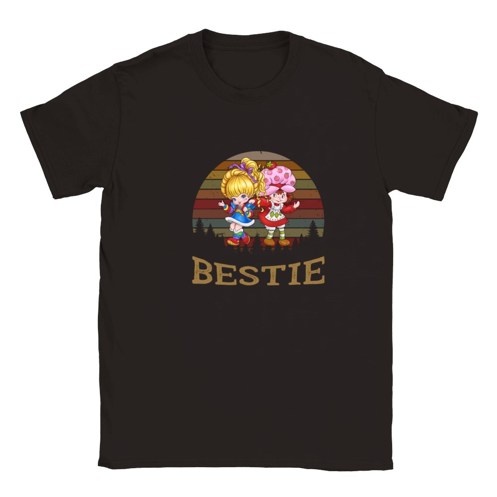 Bestie Strawberry Shortcake Vintage Classic Kids Crewneck T-shirt