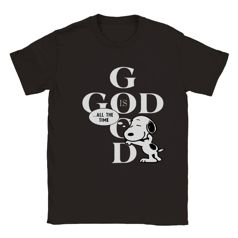 God is good all the time - Snoopy shirt Classic Kids Crewneck T-shirt