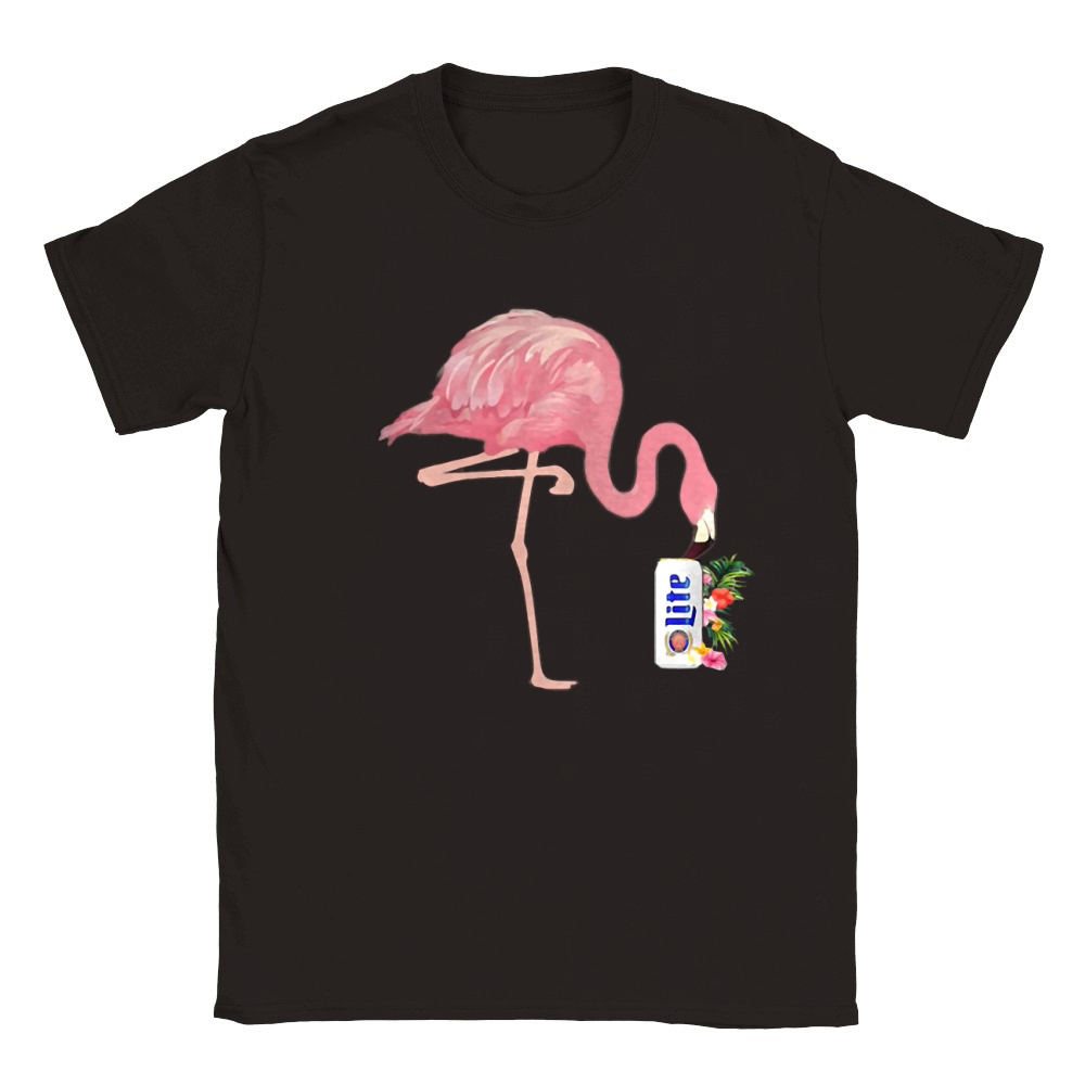 Miller Lite Pink Bird shirt Classic Kids Crewneck T-shirt