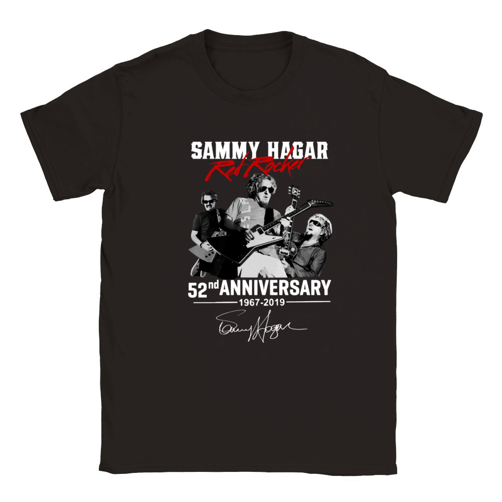 Sammy Hagar The Red Rocker 52nd anniversary 1967-2019 signature shirt Classic Kids Crewneck T-shirt