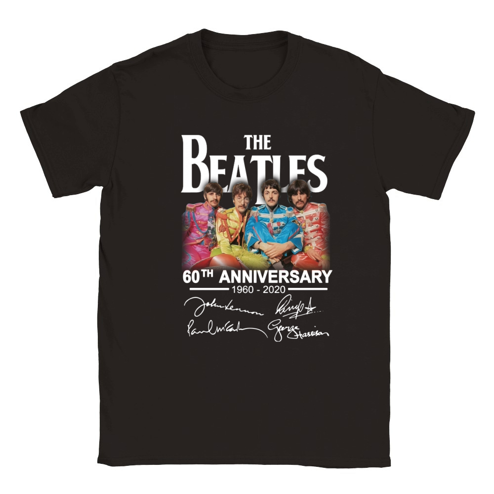The Beatles 60th Anniversary 1960 2020 Classic Kids Crewneck T-shirt