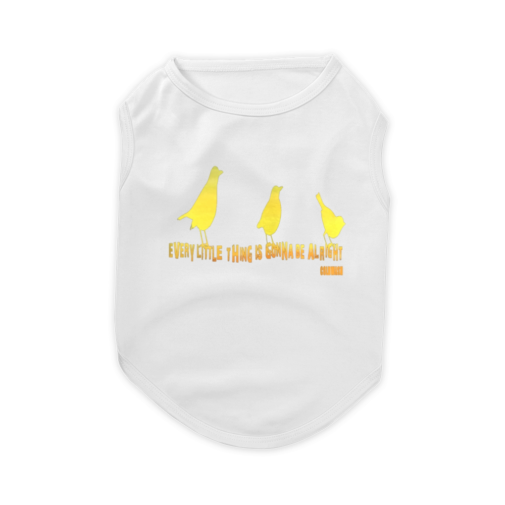 3 LITTLE BIRDS Pet T-Shirt