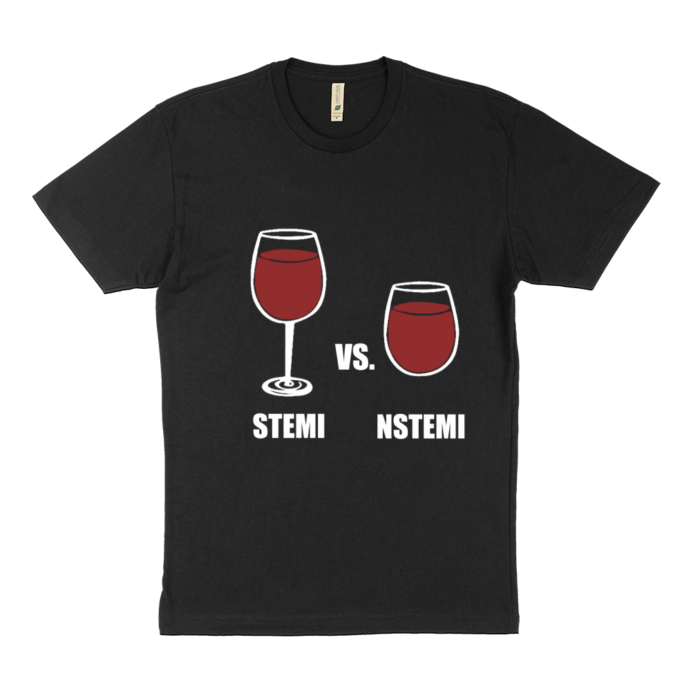 Nurse stemi vs nstemi Hooded Sustainable T-Shirt