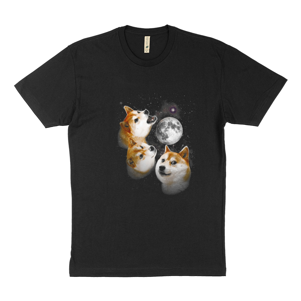 Three Doge Moon Sustainable T-Shirt