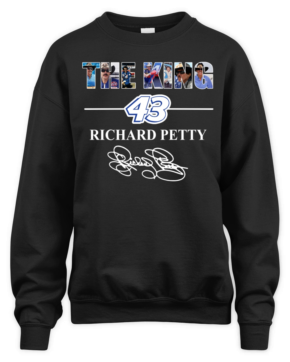 The king 43 Richard Petty Unisex Premium Crewneck Sweatshirt