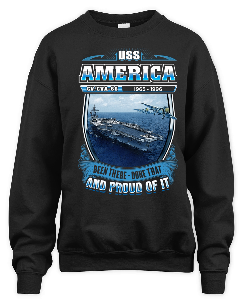 USS America (CV-66) Unisex Premium Crewneck Sweatshirt