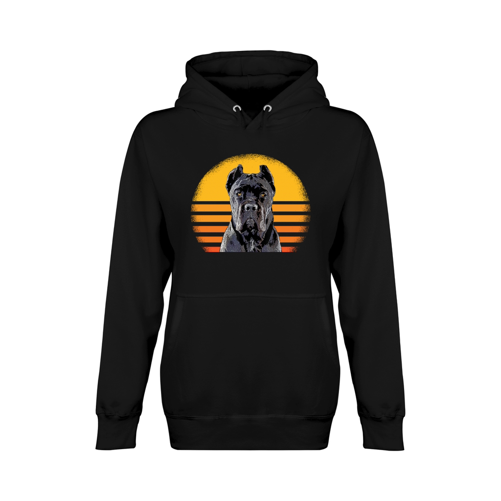 Cane Corso Dog Retro Vintage Unisex Premium Pullover Hoodie