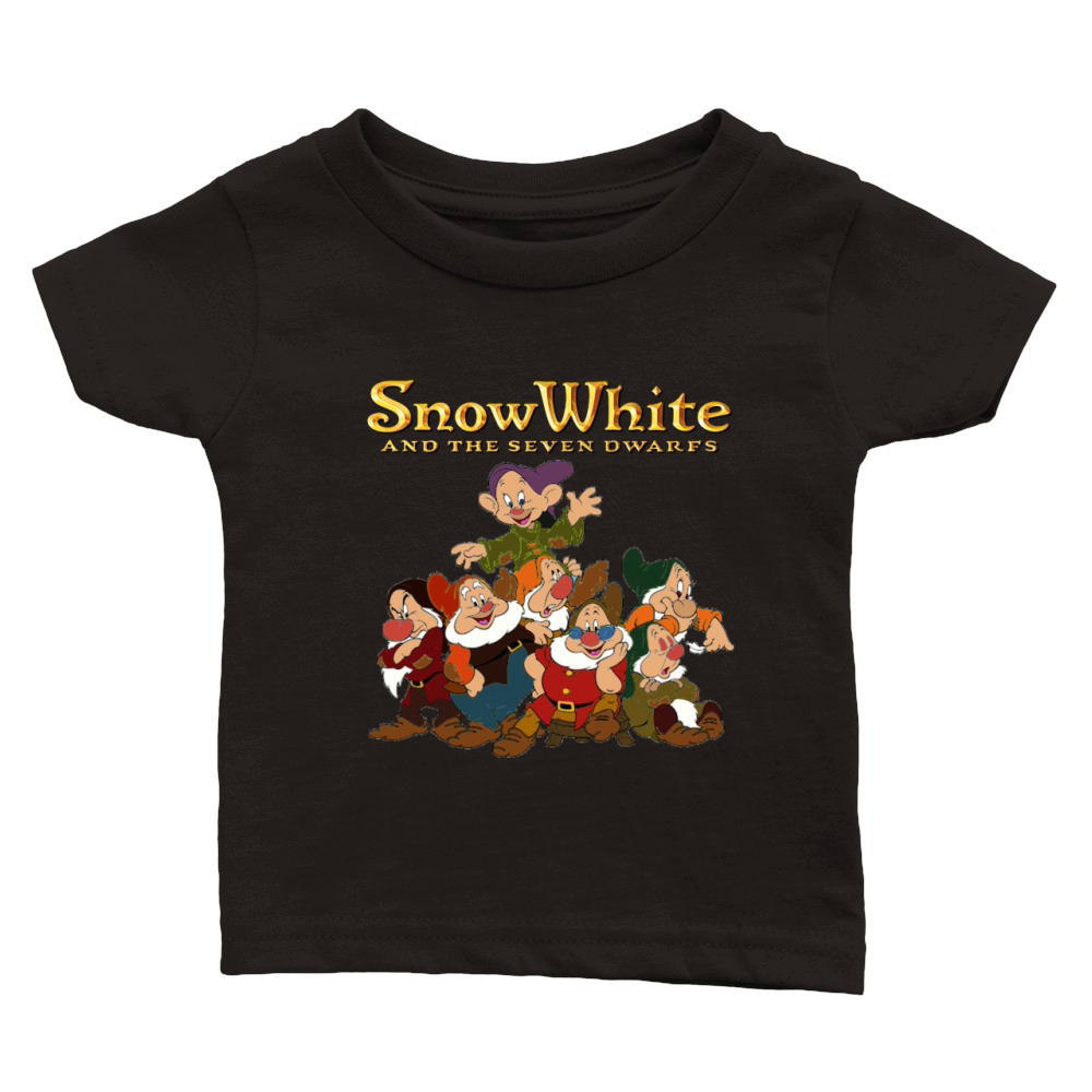 snow white and the seven dwarfs Classic Baby Crewneck T-shirt