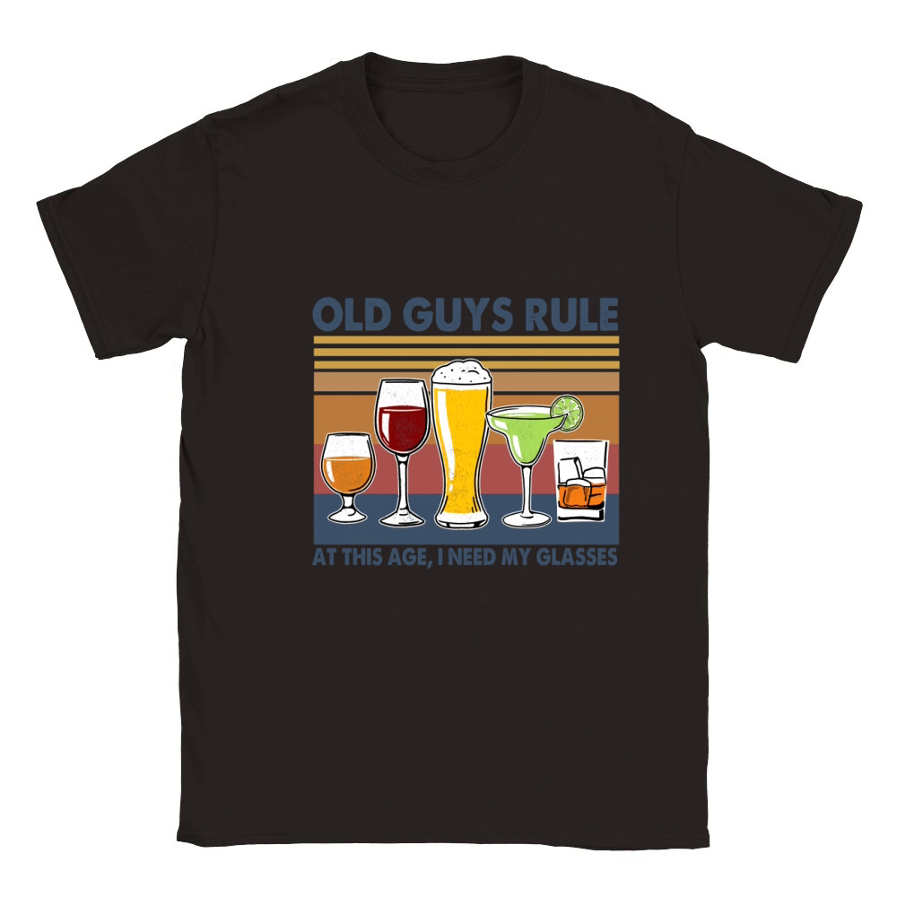 Old Guys Rule Classic Kids Crewneck T-shirt