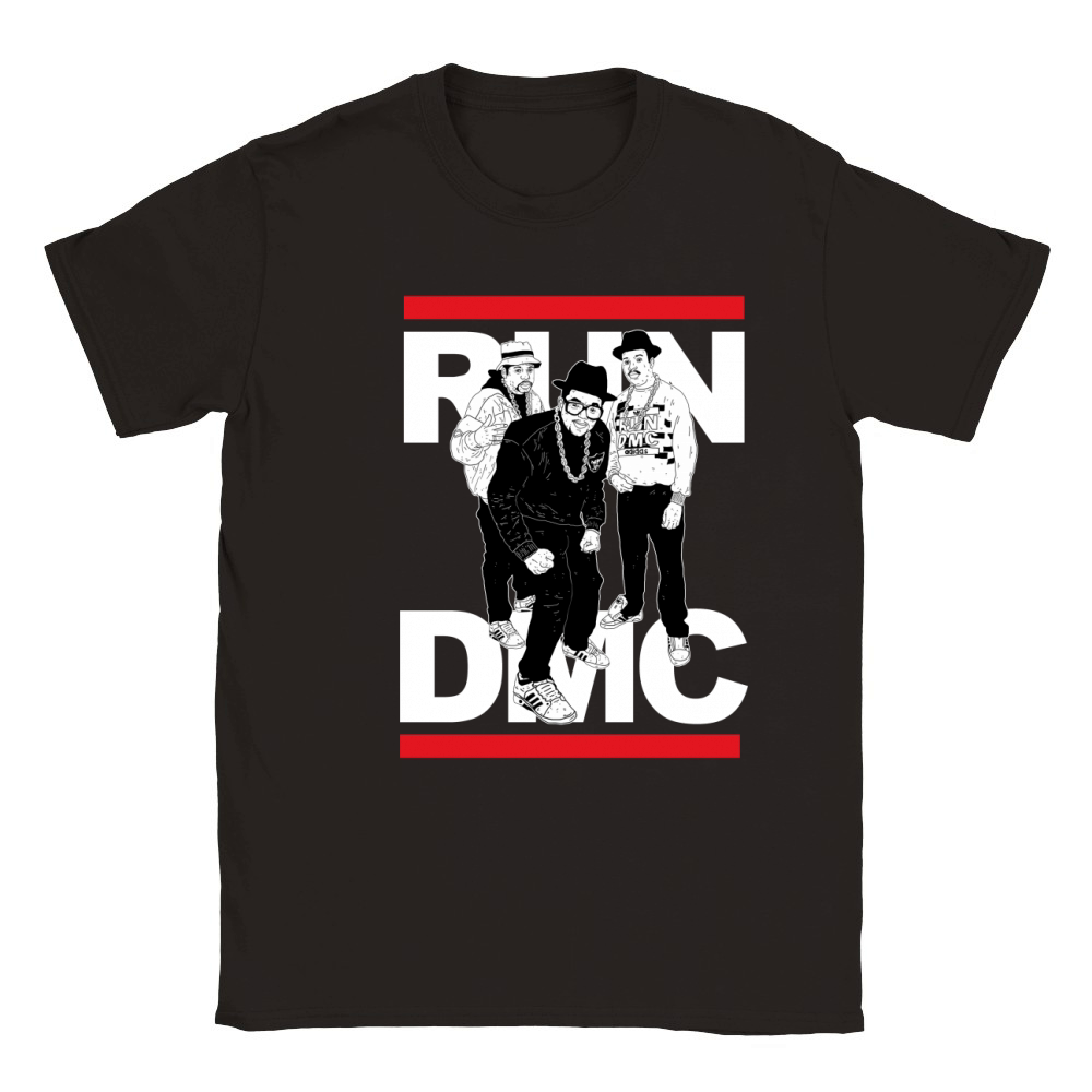 Run Dmc Art Classic Kids Crewneck T-shirt