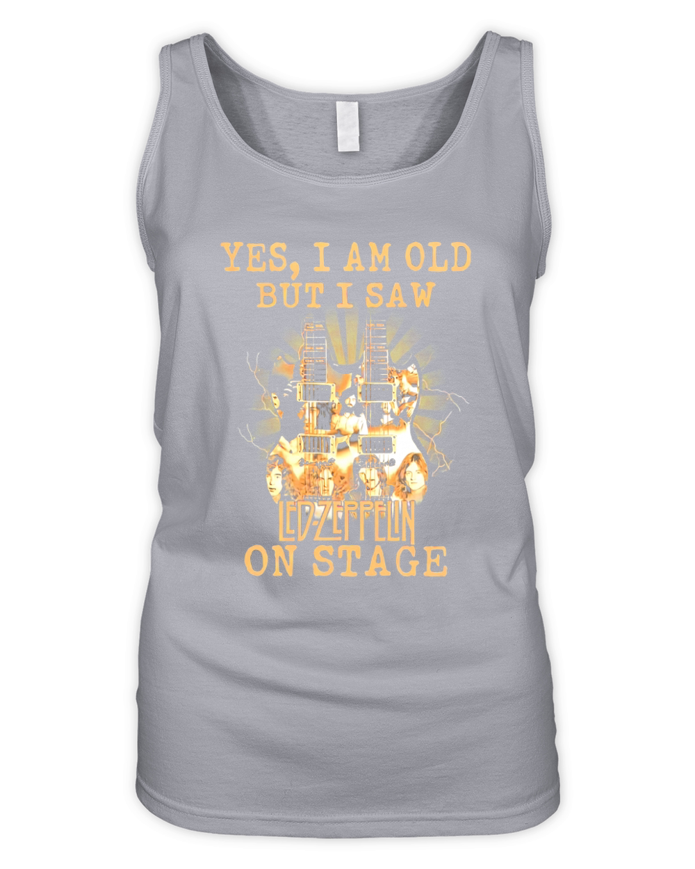 Yes I Am Old But I Saw Led Zeppelin On Stage shirt Organic Women's Tank Top