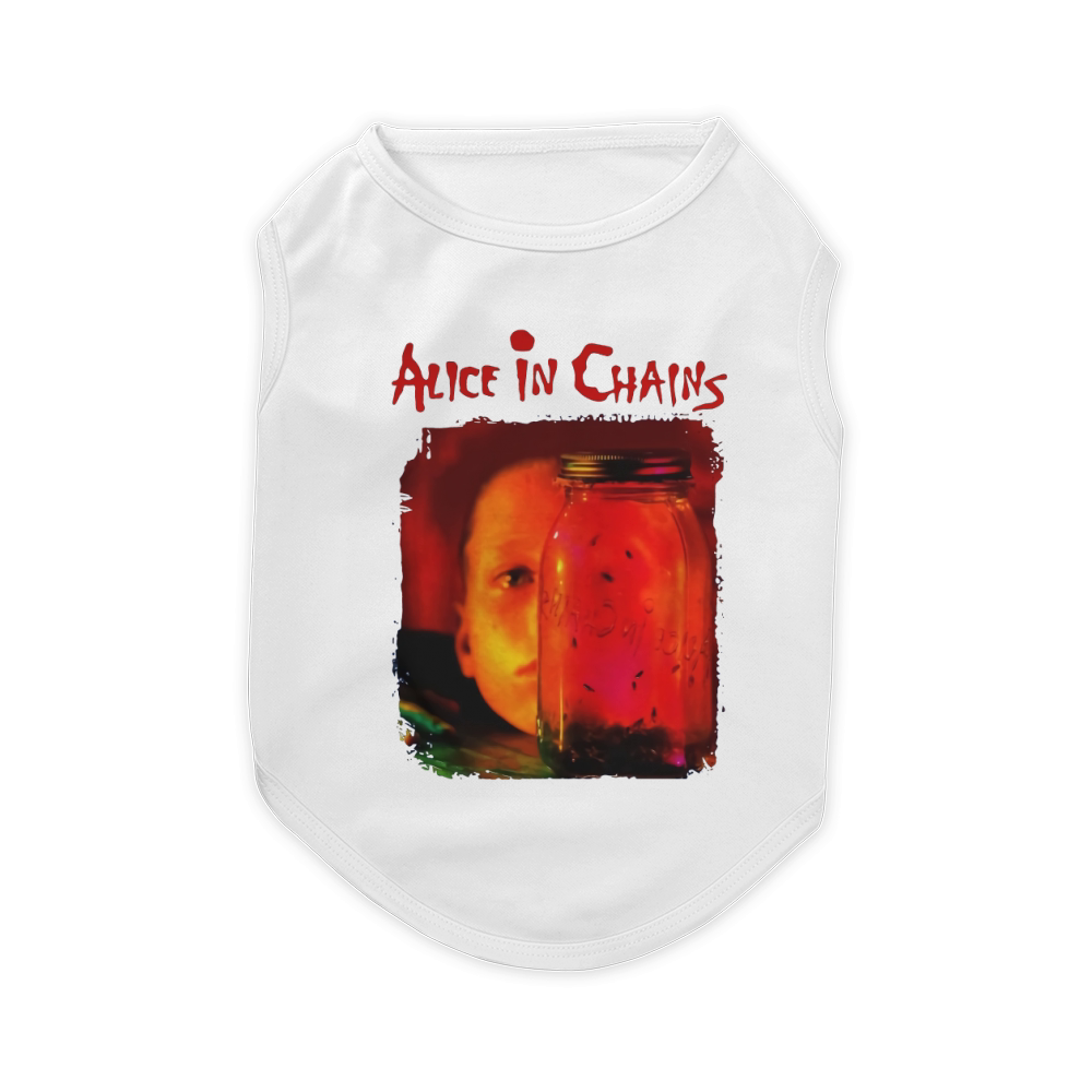 Alice In Chains Band  Jar of Flies Tshirt Pet T-Shirt