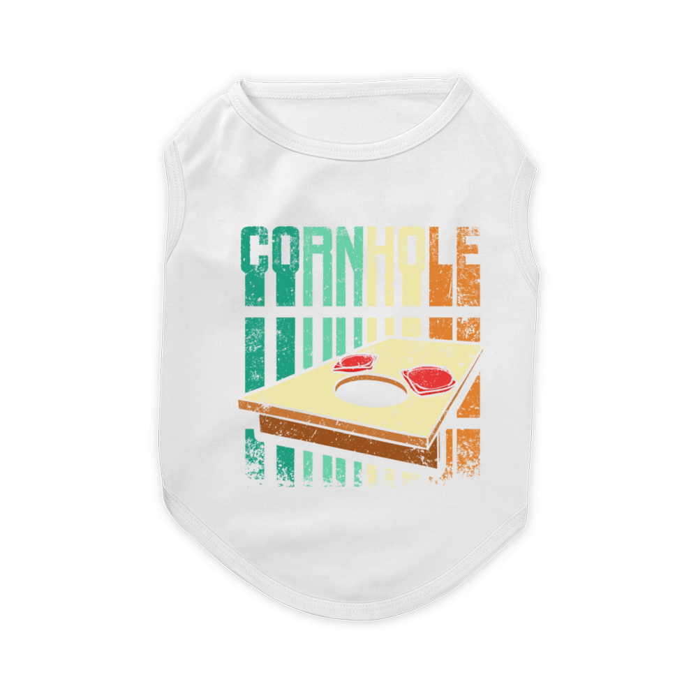 Retro Vintage Cornhole Pet T-Shirt