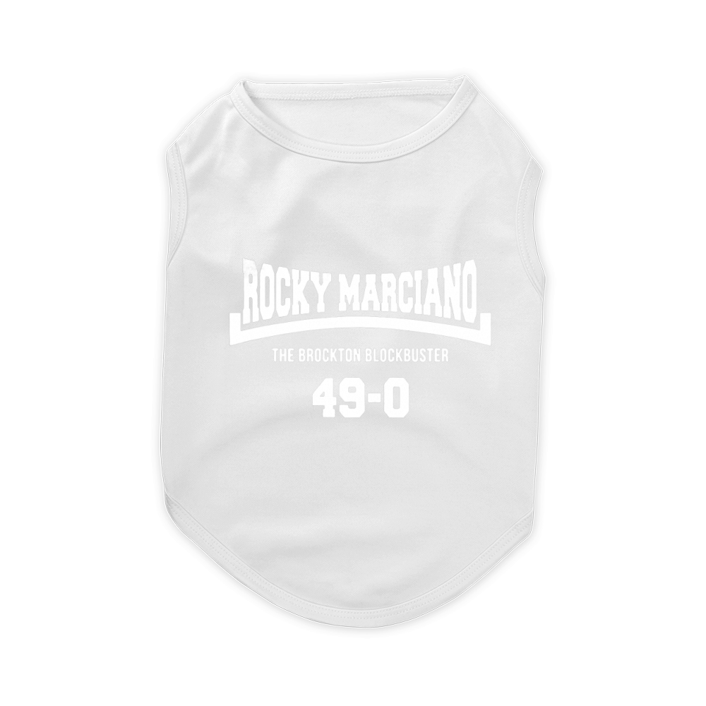 Rocky Marciano The Brooklyn Blockbuster 49 0 Logo T-Shirt Pet T-Shirt