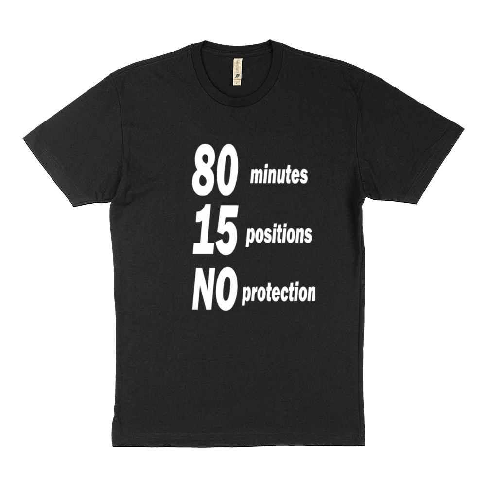 80 Minutes 15 Positions No Protection Mens Rugby Sustainable T-Shirt
