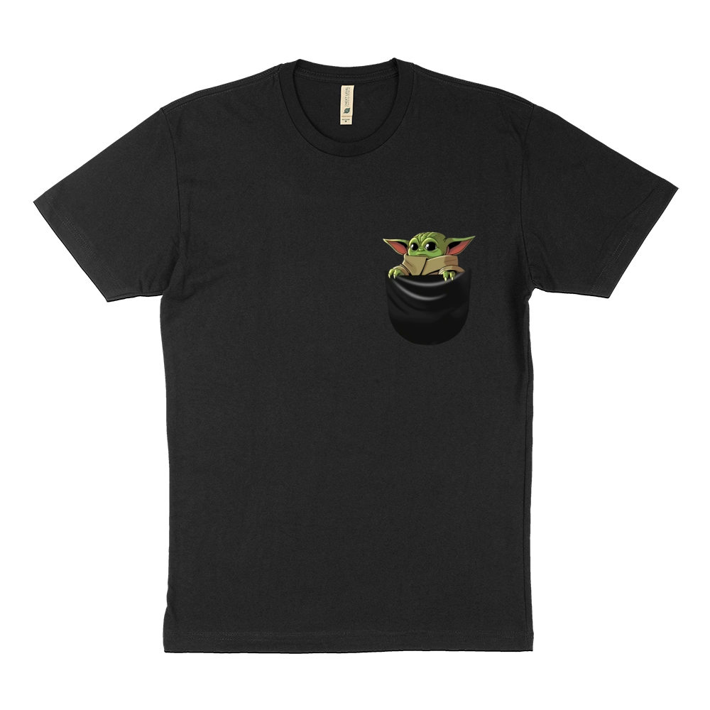 Baby Yoda in pocket The Mandalorian shirt Sustainable T-Shirt