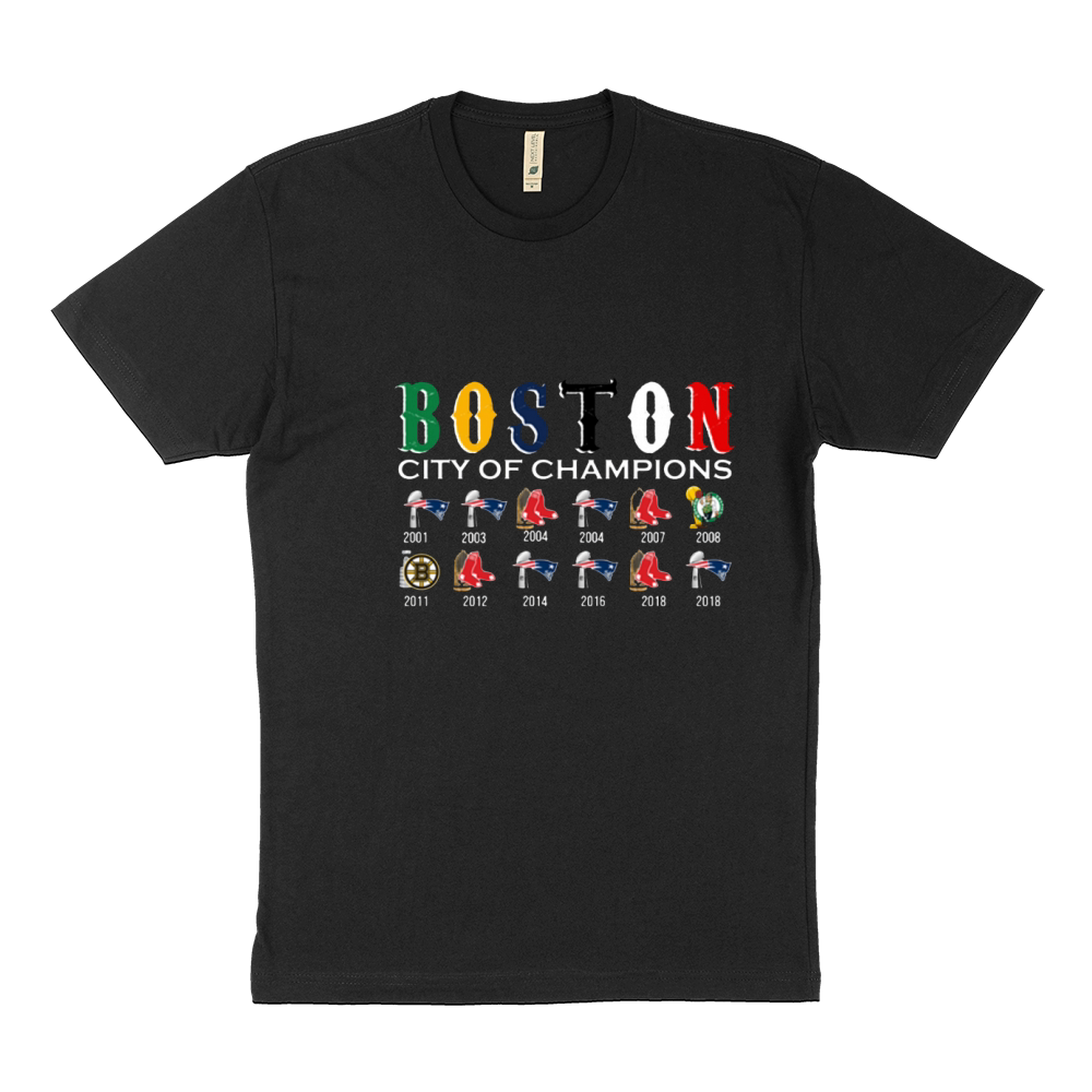 Boston City of Champions Shirt Sustainable T-Shirt