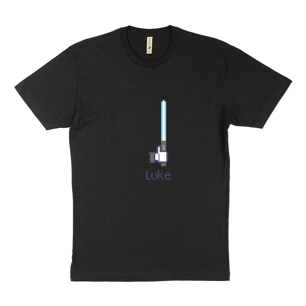 Luke me on Facebook Sustainable T-Shirt