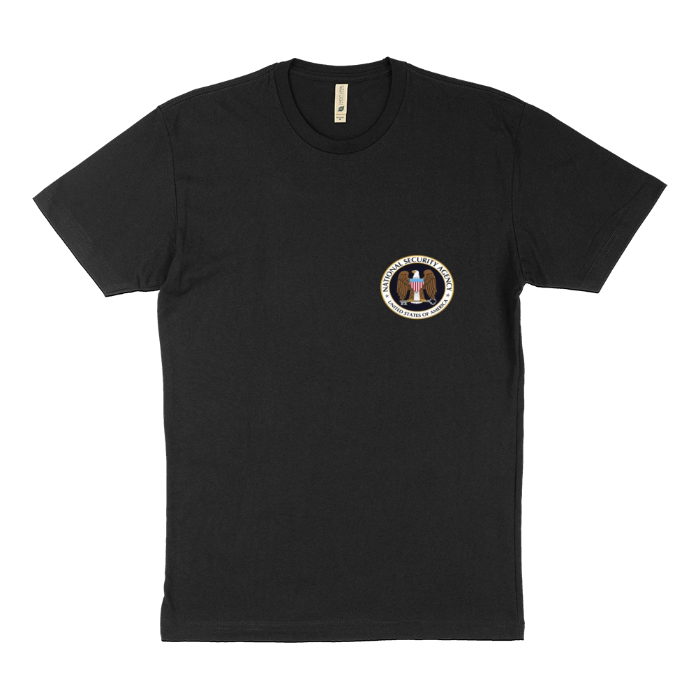 NATIONAL SECURITY AGENCY NSA LOGO DISTRESSED T-SHIRTS Sustainable T-Shirt