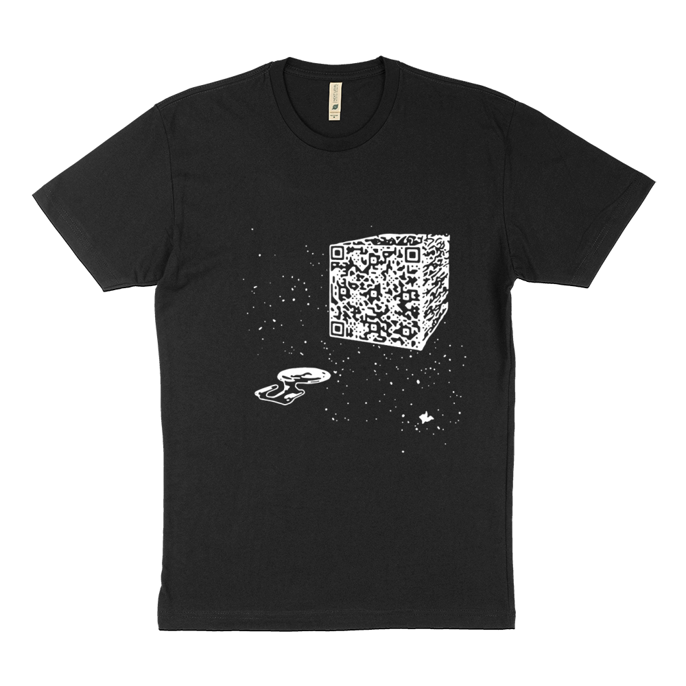 Official we are the borg resistance is futile space qr code men t-shirt Sustainable T-Shirt