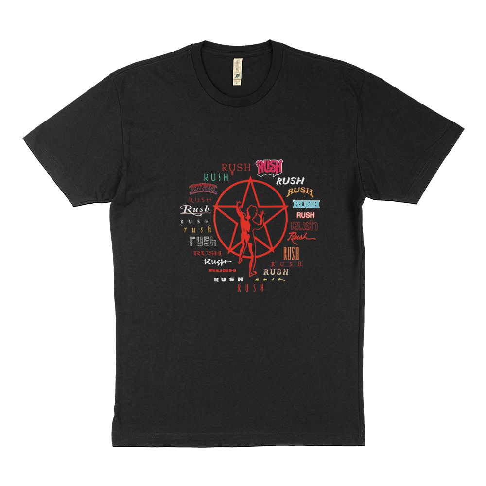 Rush Evolution Of Logo Sustainable T-Shirt